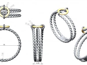 ring 151 3D Print Model