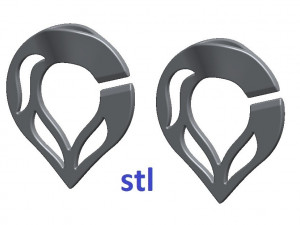 lock for pearl necklace 153 Modello di stampa 3D