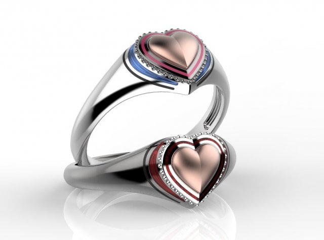ring 154 3D-printmodel .c4d .max .obj .3ds .fbx .stl .blend 