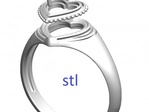 ring 154 3D-printmodel