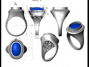 Ring 163 3D 打印模型