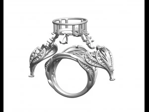 Anel 162-1-1 Modelo de Impressão 3D