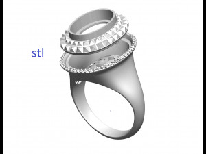 Ring 164 3D Принт Модель