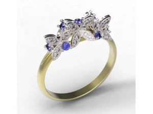 anello d'oro Modello 3D