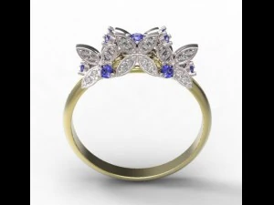 anello d'oro Modello 3D