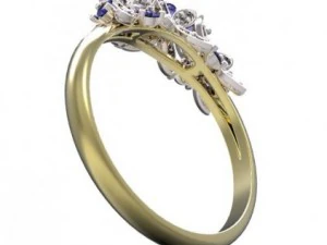 anello d'oro Modello 3D