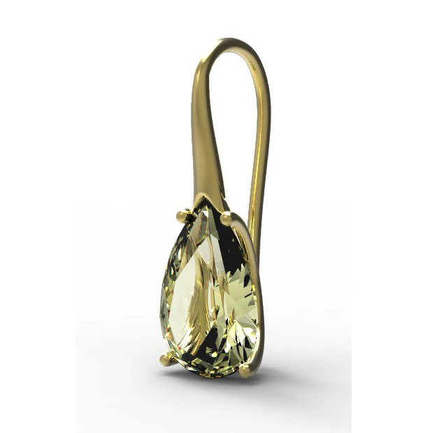 earrings gold 3D Model .c4d .max .obj .3ds .fbx .stl .blend 