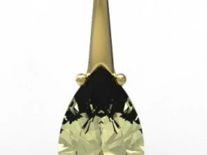 earrings gold 3D Model