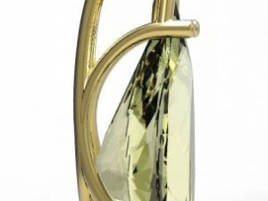 pendant gold 3D Model