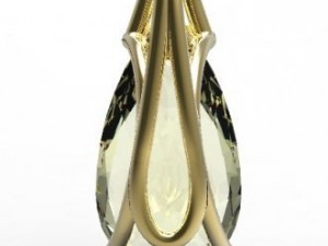 pendant gold 3D-Modell