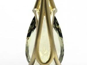 pendant gold 3D Model