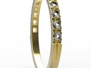 ring gold Modelo 3D