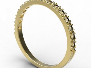 ring gold Modelo 3D