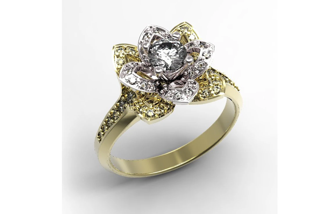 ring gold 3D Model .c4d .max .obj .3ds .fbx .stl .blend 