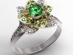 ring gold 3D 모델