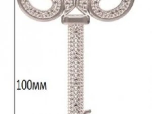 key pendant gold 3D Model