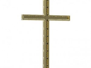 gold cross pendant 3D Model