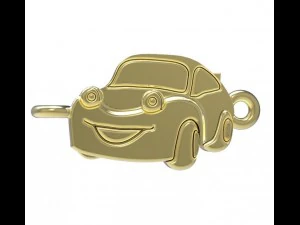 gold bracelet for children 3D Model