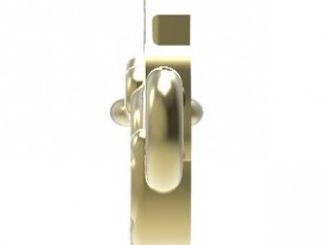 gold bracelet for children 3D Модель