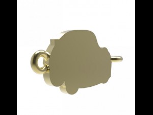 gold bracelet for children 3D Модель
