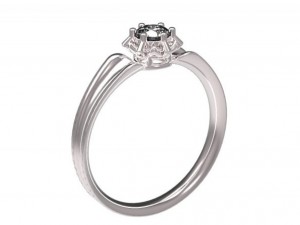 gold rings with diamonds 24 3D Model