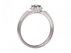 gold rings with diamonds 24 3D Model