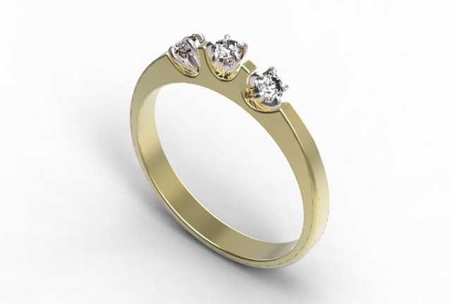 gold rings with diamonds 27 3D 모델 .c4d .max .obj .3ds .fbx .stl .blend 