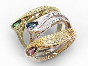 gold ring 28 3D Model