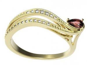gold ring 28 3D Model