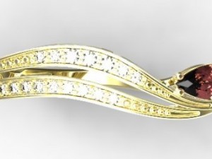 gold ring 28 3D-Modell