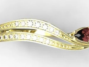 gold ring 28 3D Model