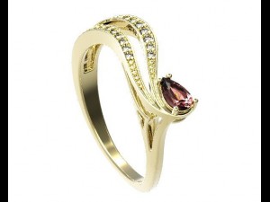 gold ring 28 3D-Modell