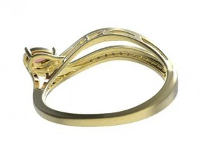 gold ring 28 3D Model