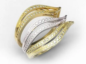 anel de ouro 29 Modelo 3D