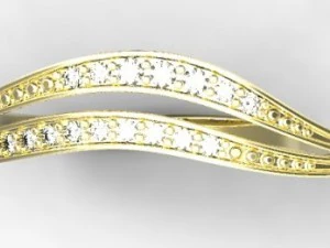 anel de ouro 29 Modelo 3D