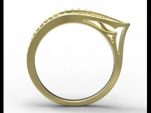 anel de ouro 29 Modelo 3D