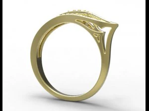 anel de ouro 29 Modelo 3D