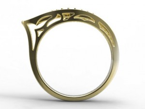 gold ring 29 3D Model
