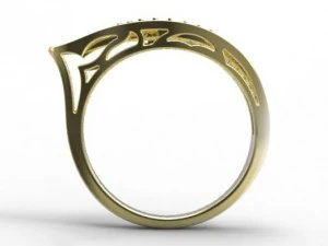 anel de ouro 29 Modelo 3D