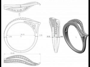 gold ring 29 3D Model