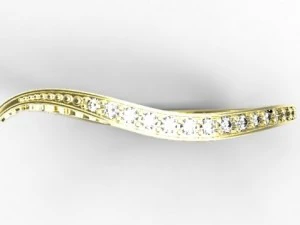 anel de ouro 30 Modelo 3D