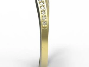 anel de ouro 30 Modelo 3D