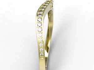 anel de ouro 30 Modelo 3D