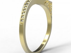 gold ring 30 3D Модель