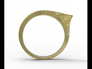 gold ring 30 3D Модель