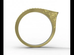 anel de ouro 30 Modelo 3D