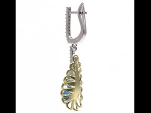 earrings 42 3D 모델