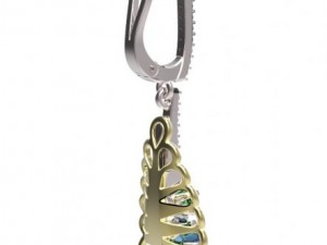 earrings 42 3D 모델