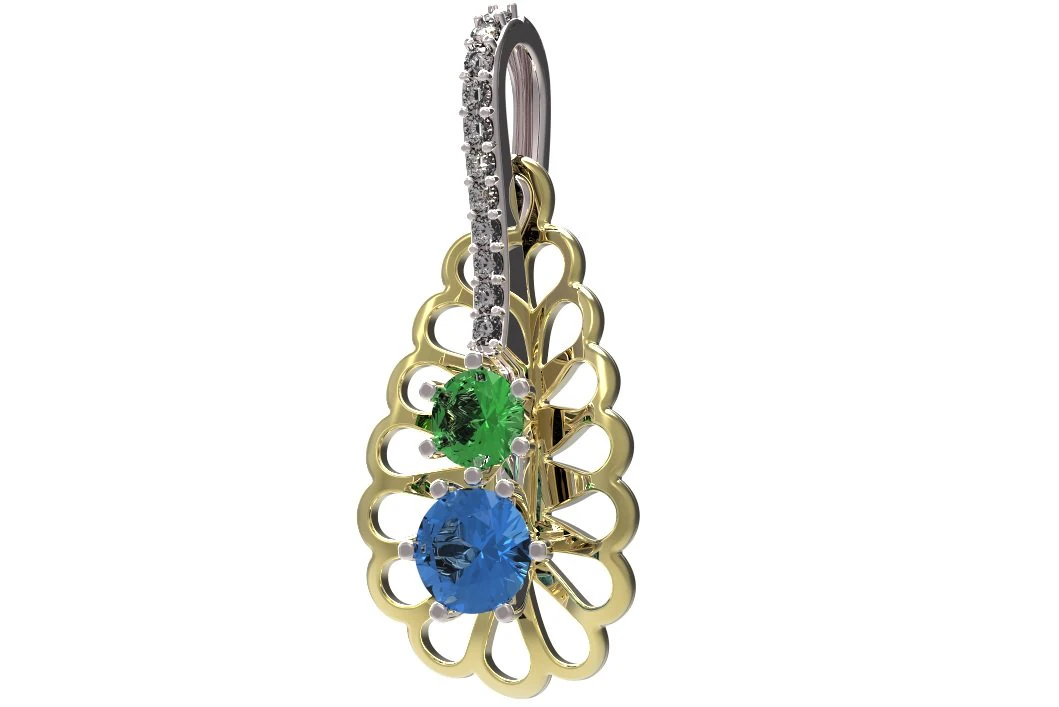 pendant 42 3D Model .c4d .max .obj .3ds .fbx .stl .blend 