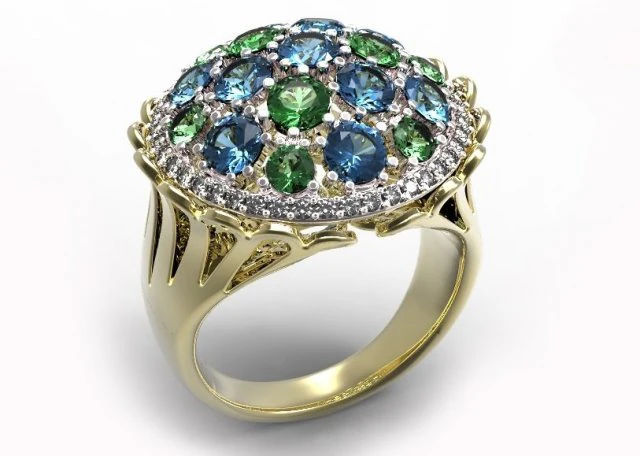 ring 43 3D Model .c4d .max .obj .3ds .fbx .stl .blend 